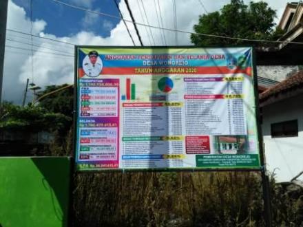 INFO GRAFIS APBDES WONOREJO 2020